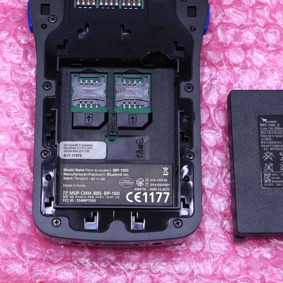 PIDION BLUEBIRD BIP-1500 HANDHELD MOBILE COMPUTER