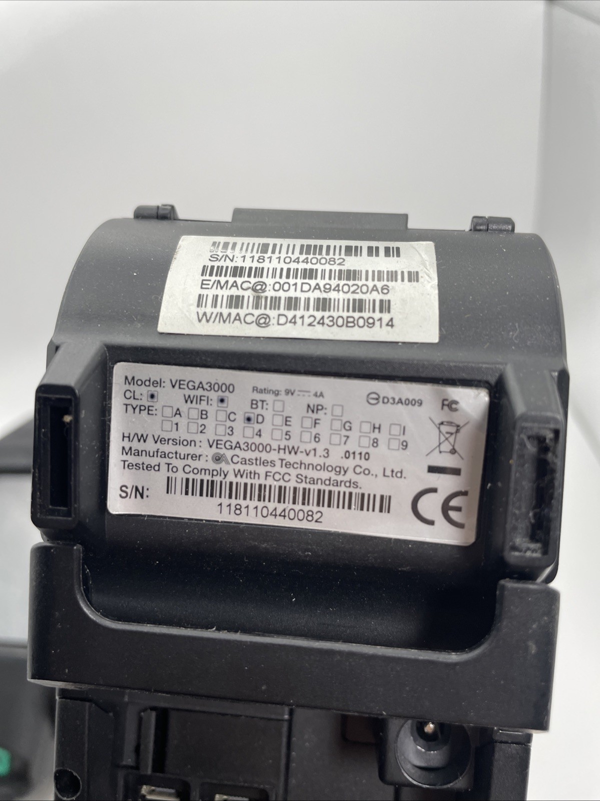 Set of Two (2) DEJAVOO Z11 Credit and Debit Card Terminals WiFi