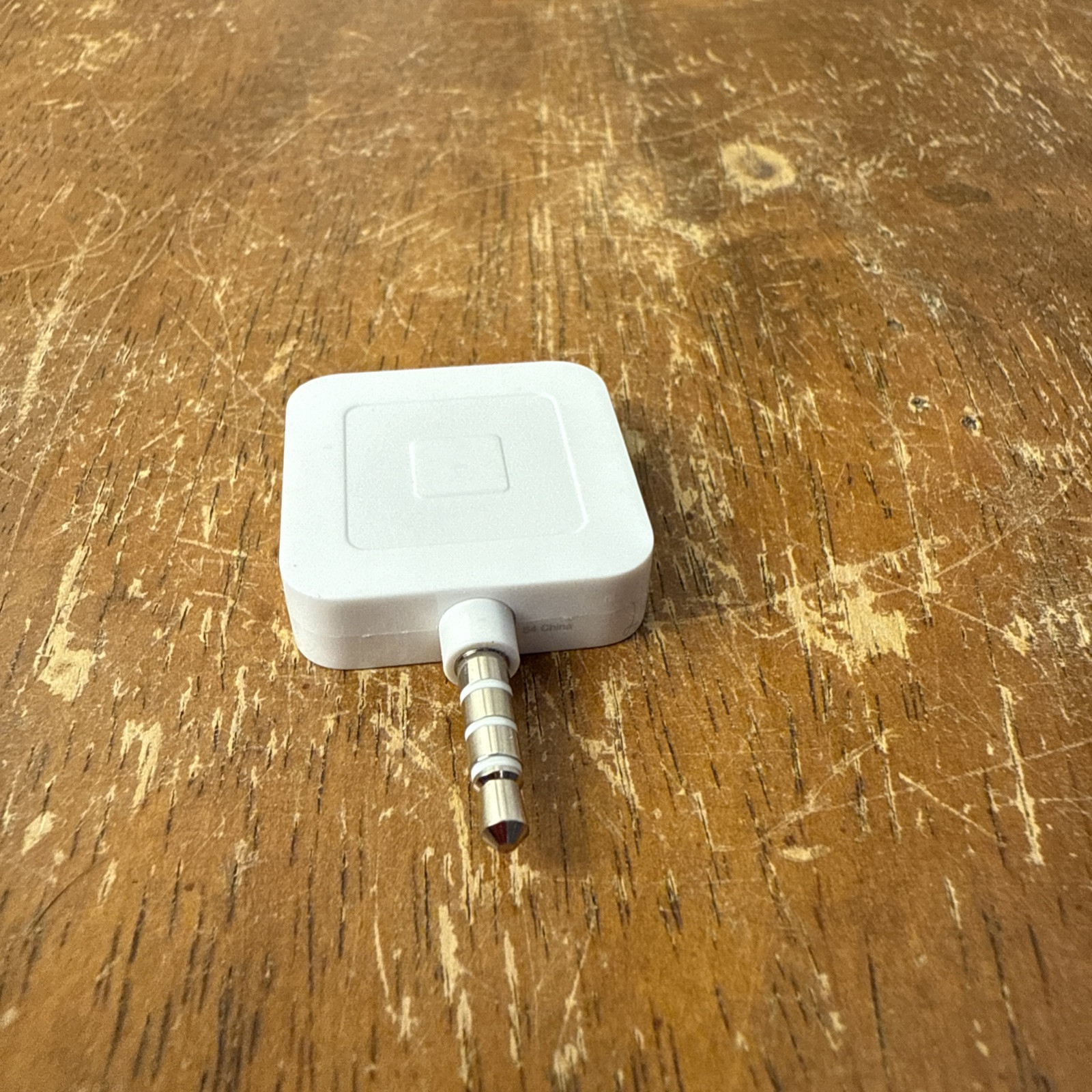 Square Credit Debit Card Reader 3.5mm Headphone Aux Jack White iPhone Android