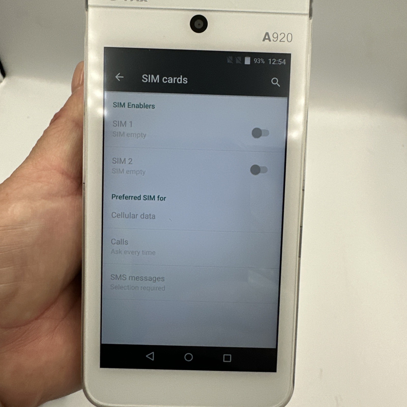 PAX A920 Payment Terminal Powers On Android Smart Mobile W/cover & Cord