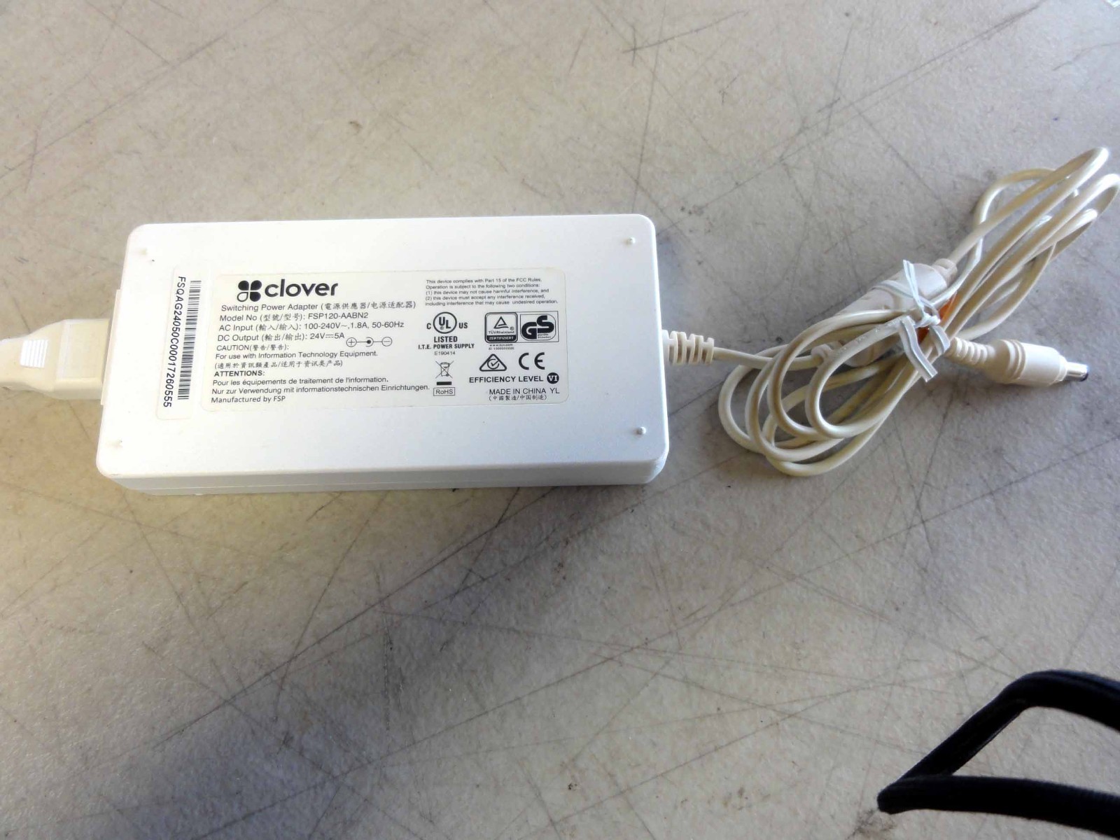 Clover C100 POS System’s Accessories AC Adapters & Printer P100. Rarely Used.