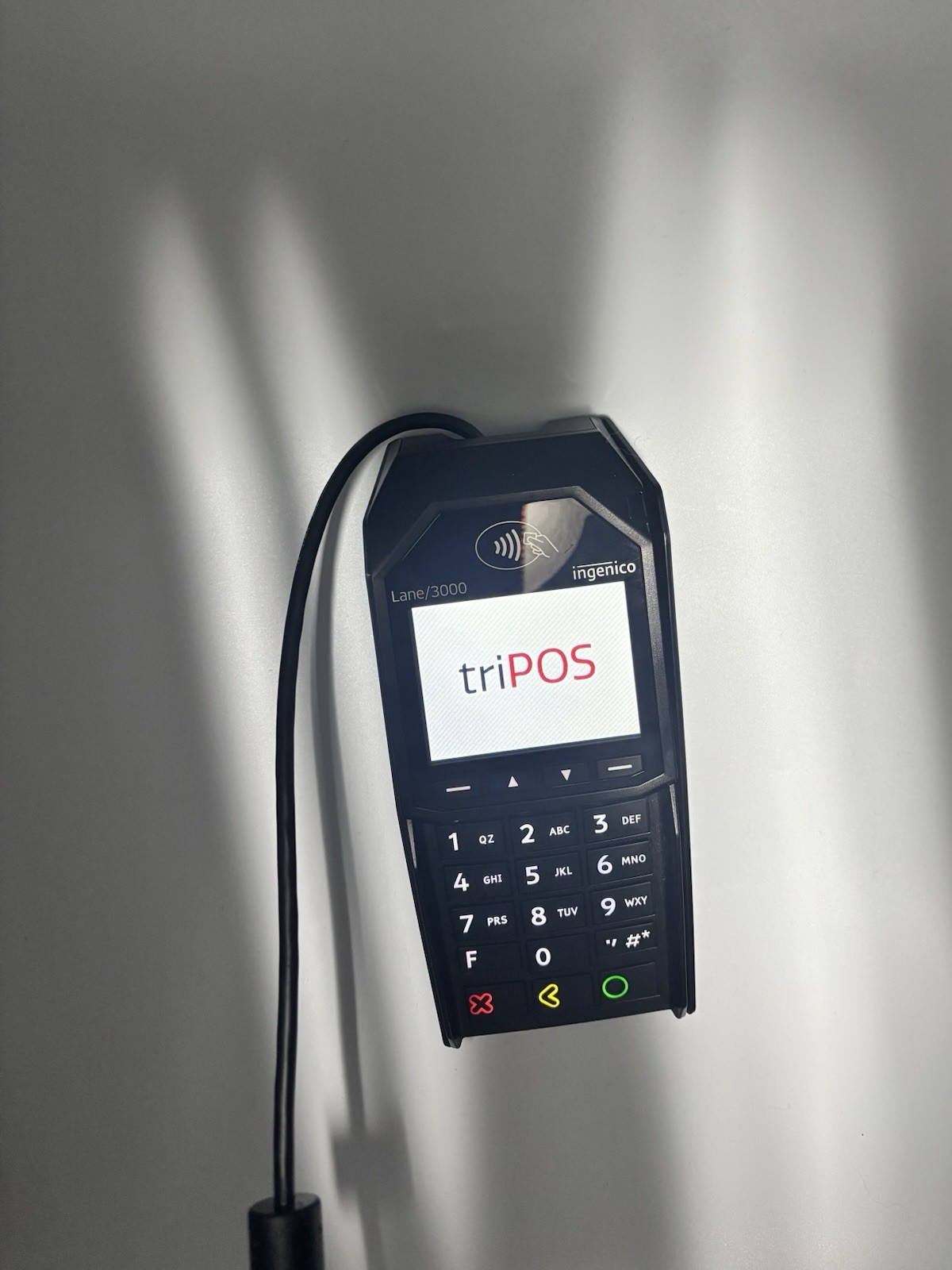 Ingenico Lane/3000 Payment Terminal NFC Touch with USB Cable Working