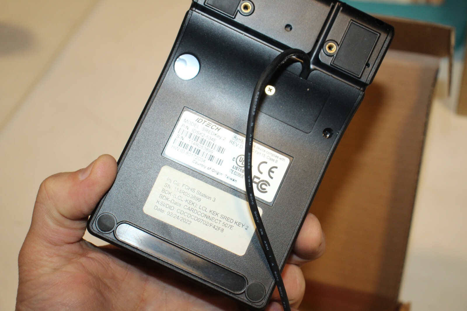 IDTech SREDKey 2 Magstripe Reader USB