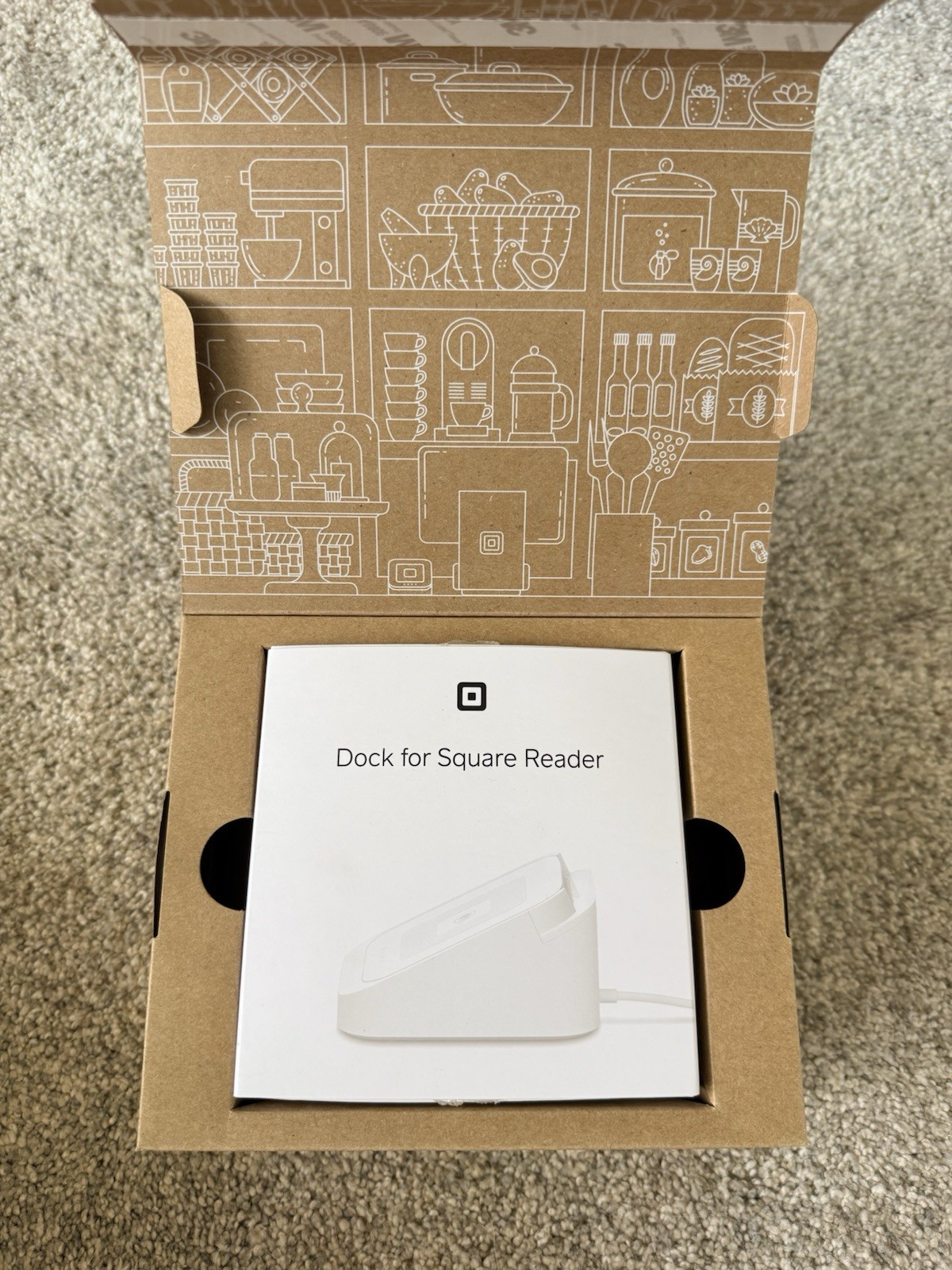 Square A-SKU-0120 Dock for Contactless Credit Card Reader In Box Barely Used