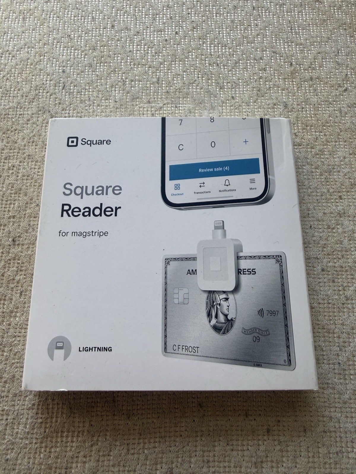Square Reader for Magstripe with Lightning Connector