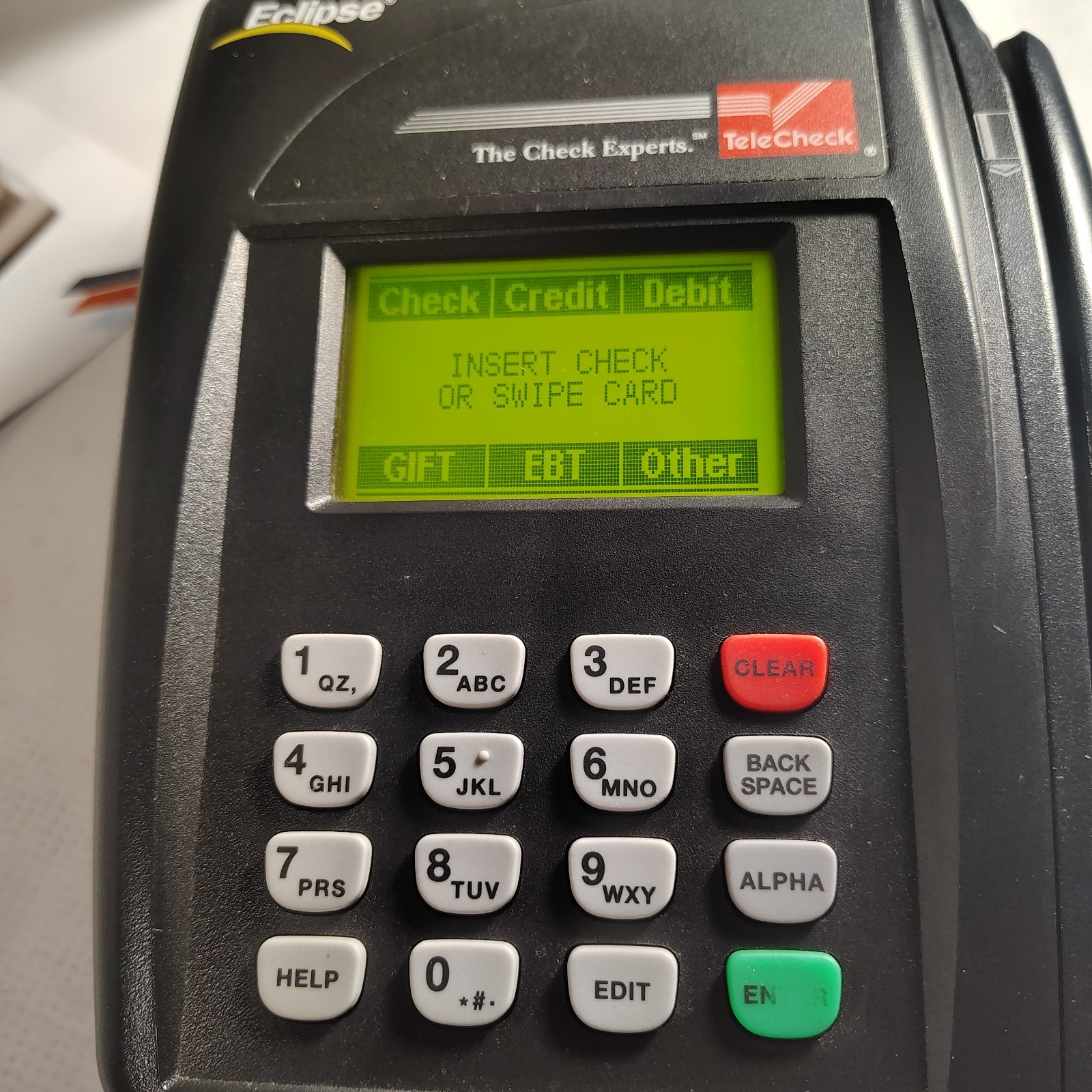 First Data FD200ti Portable Terminal Credit Card Reader