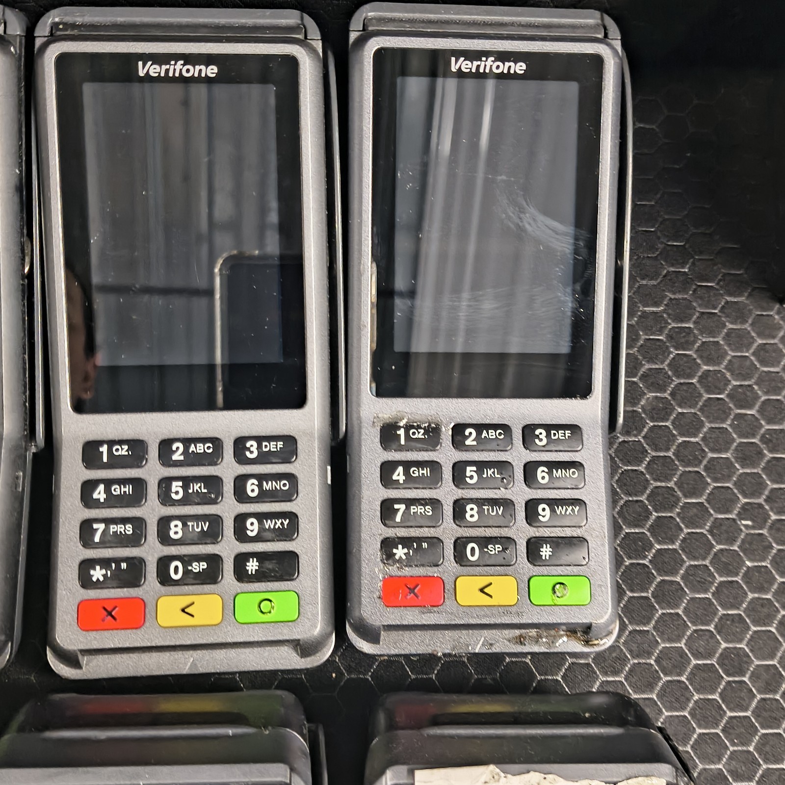 VERIFONE V400C PLUS – Lot Of 12. Untested. Sold As Is (See Pics + Desc).
