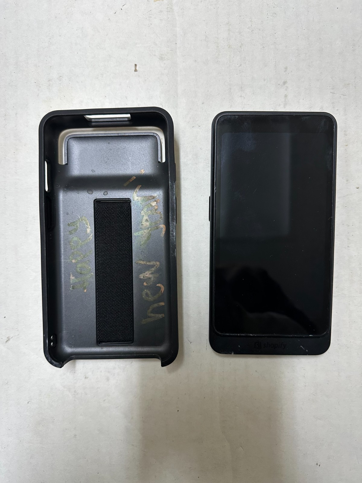 Shopify GO S2001 Handheld Portable Card Reader & Barcode Scanner FOR PARTS ONLY