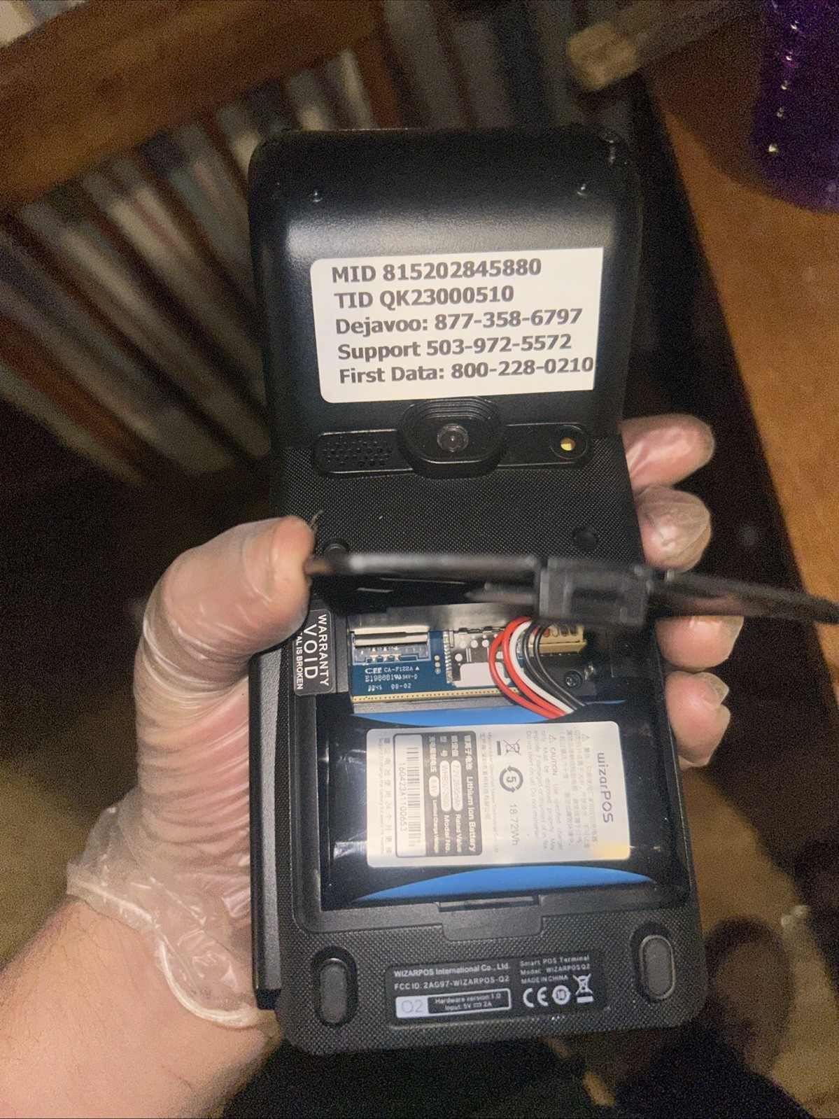 Credit Card Terminal – DEJAVOO QD2 –