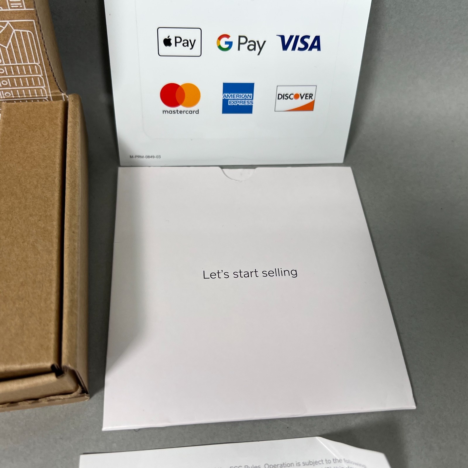 Square S8-1 Contactless Credit Card and Chip Reader (Rev 2) White, No Cable