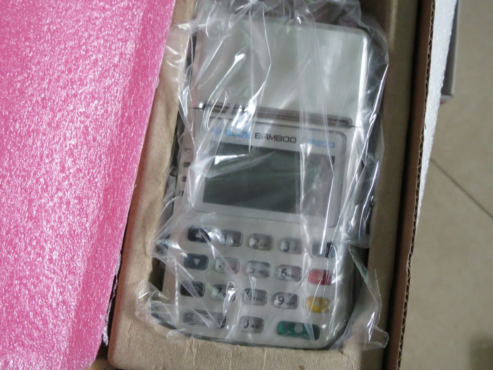 Blue Bamboo P200 PocketPOS Wireless POS Bluetooth Car Reader &Printer New
