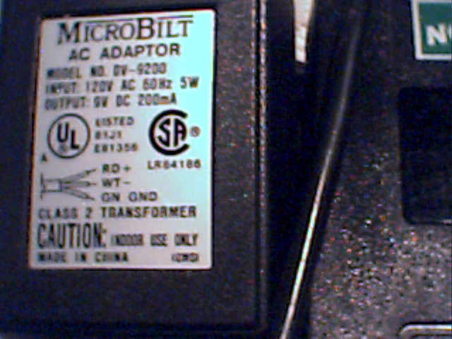 Microbilt Credit Card Reader TAT 150 Model 800-0400 NORVUS Discover Card