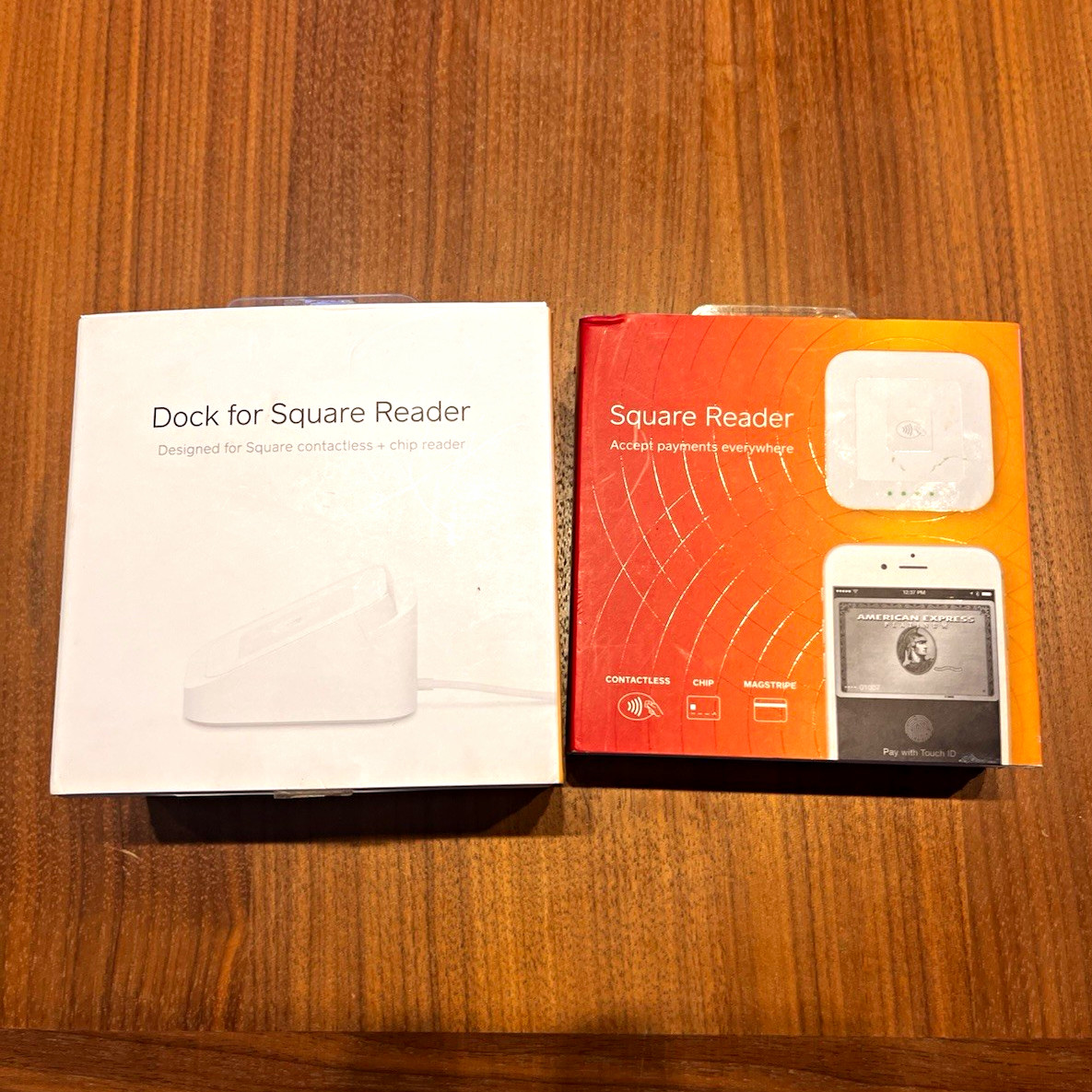 Unopened Dock for Square Reader + Square Chip Credit Card Reader