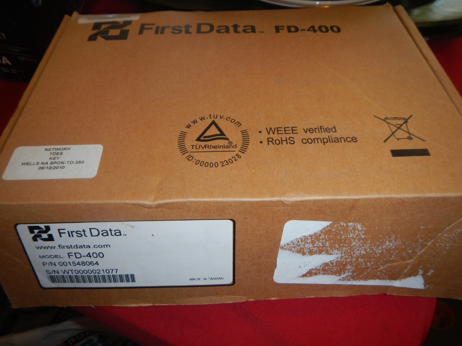 First Data FD 400 Credit Card Remote Point Of Sale MINT