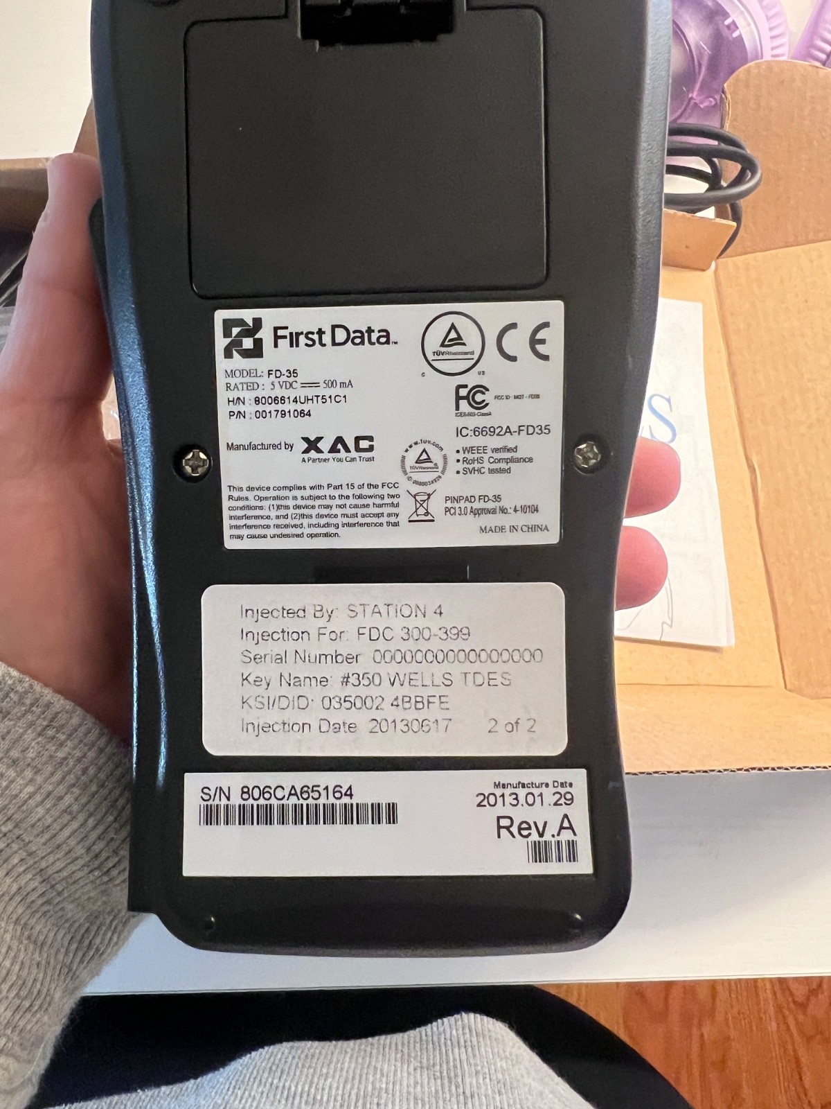 Bundle Credit Card Processing Equipment- First Data FD-35 – Verifone VX520 Dual
