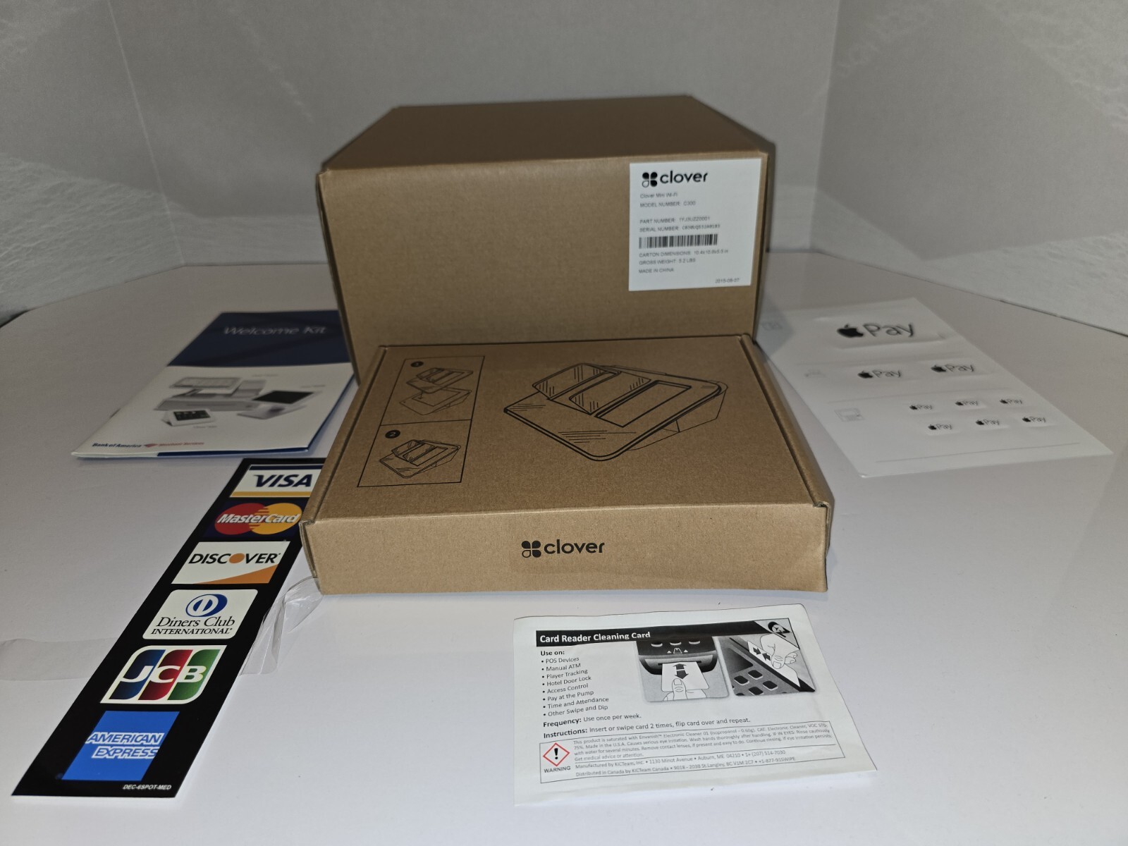 Clover Mini Wifi C300 – Card Reader / POS Point of Sale System w/ Power Supply