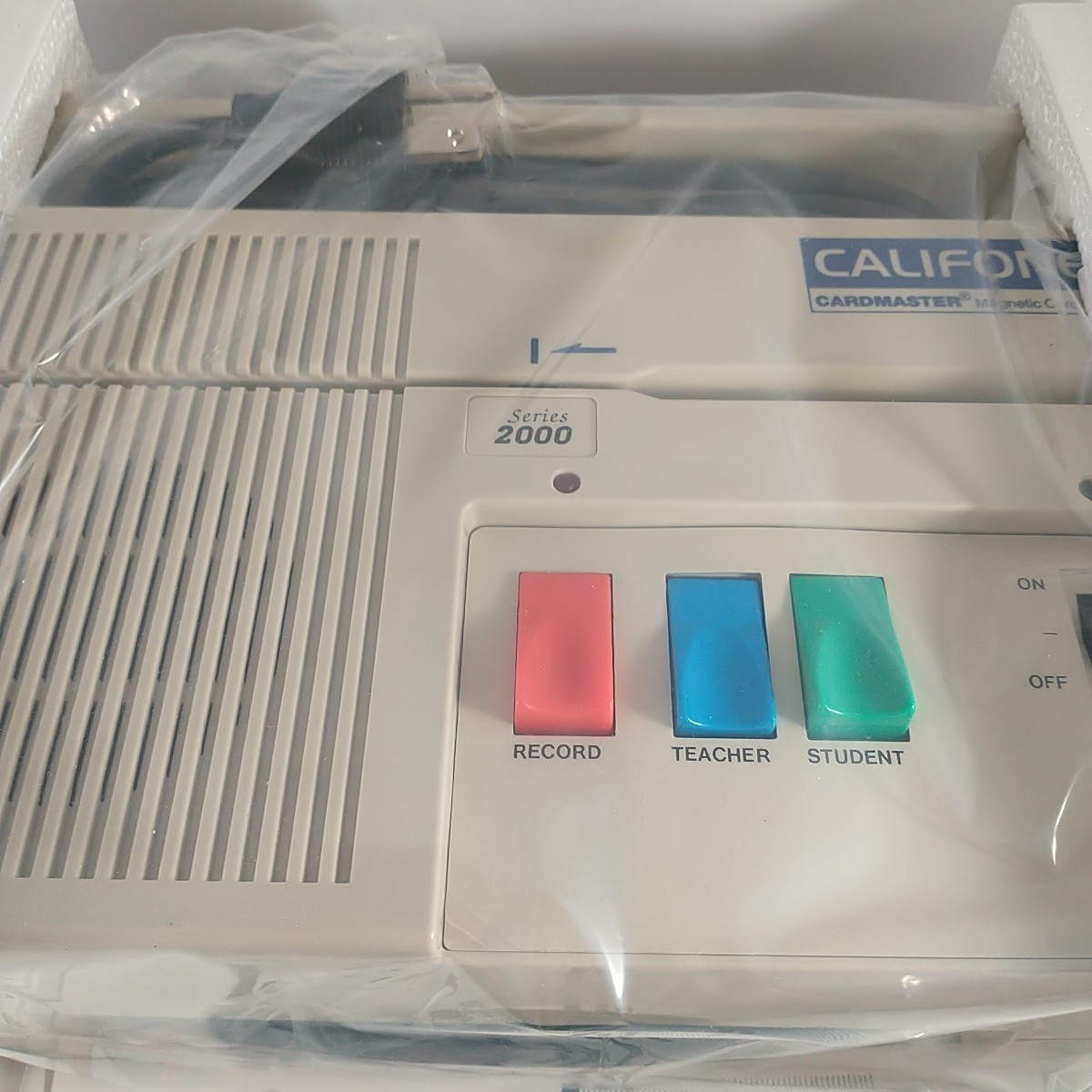Califone Cardmaster Magnetic Card Reader Series 2000/ model 2010 NIB