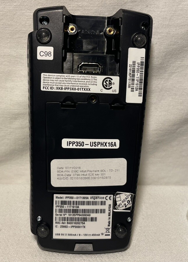 Ingenico IPP 350 USB Credit Card Terminal *Fast Shipping*