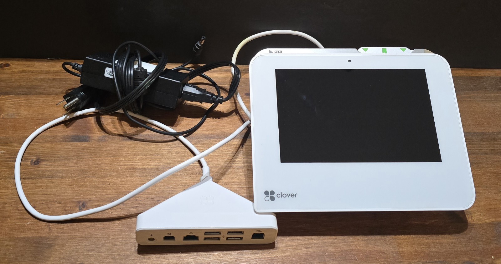 Clover Mini Wifi C300 – Card Reader / POS Point of Sale System w/ Power Supply