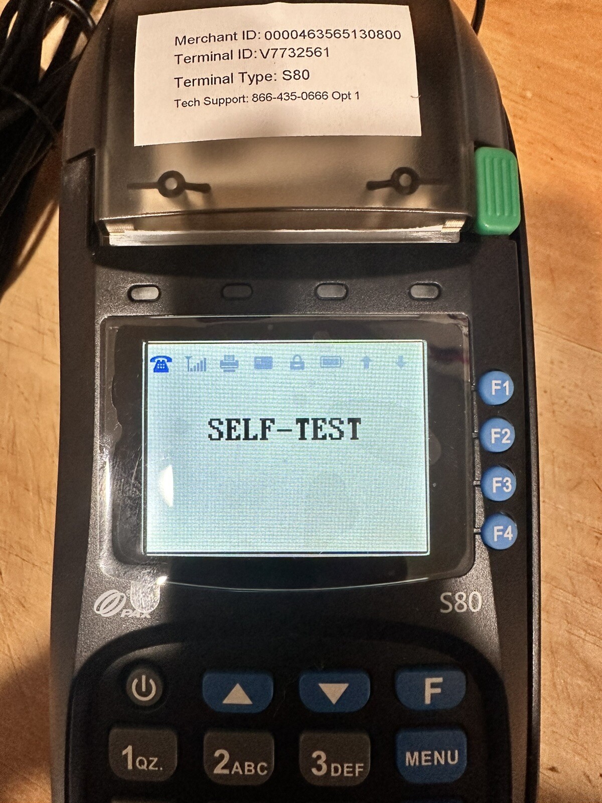 PAX S80 Credit Card Terminal Unit