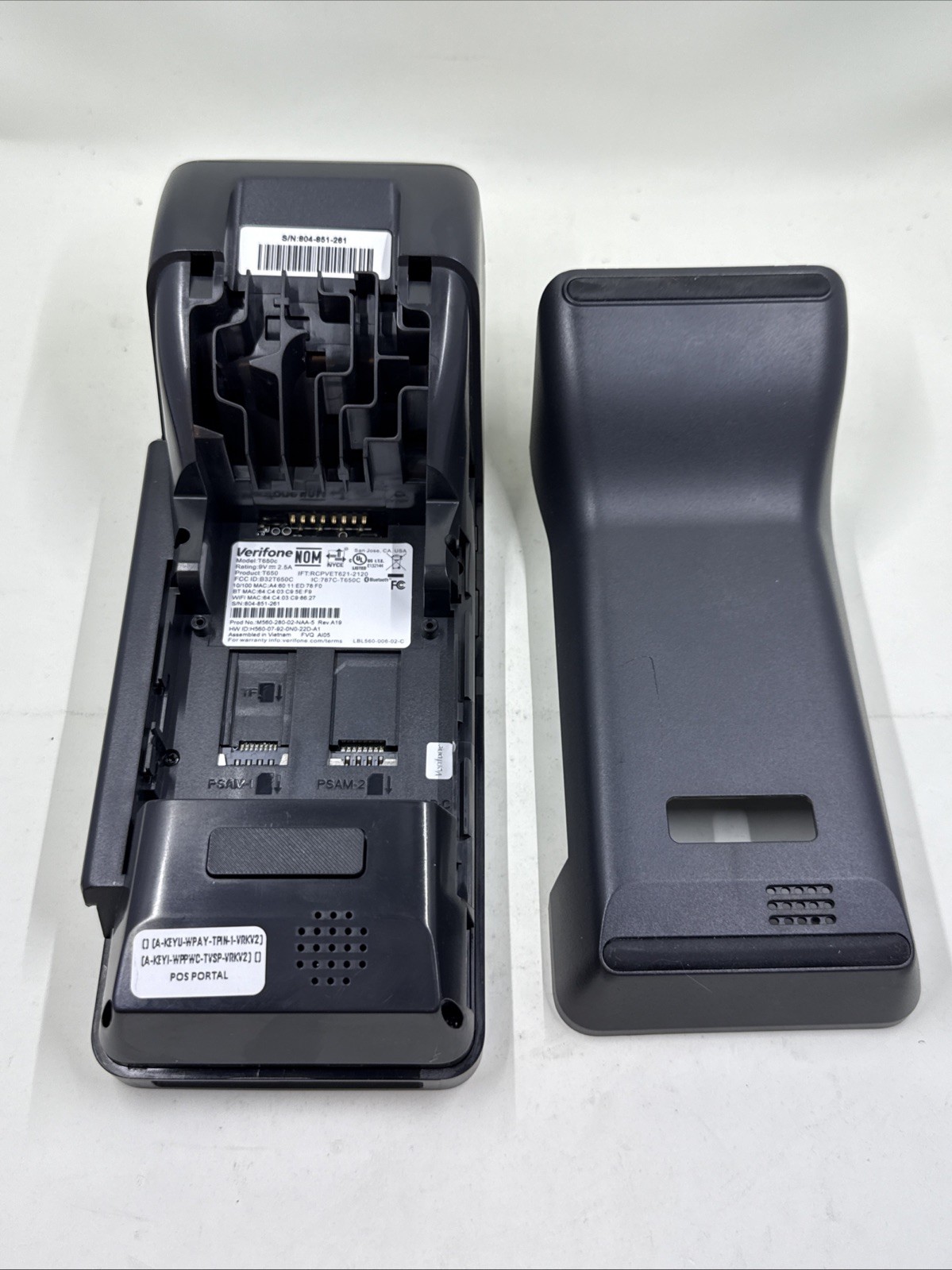 Verifone T650c Credit Card Terminal POS device – no battery- for parts