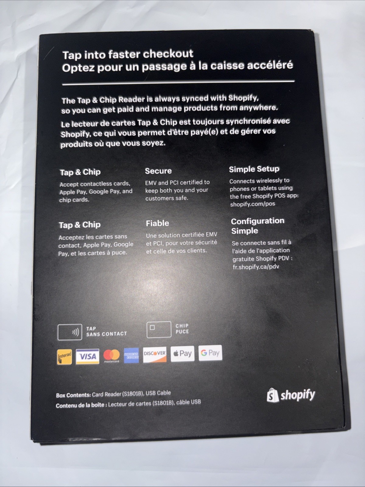 Shopify Tap and Chip Card Reader