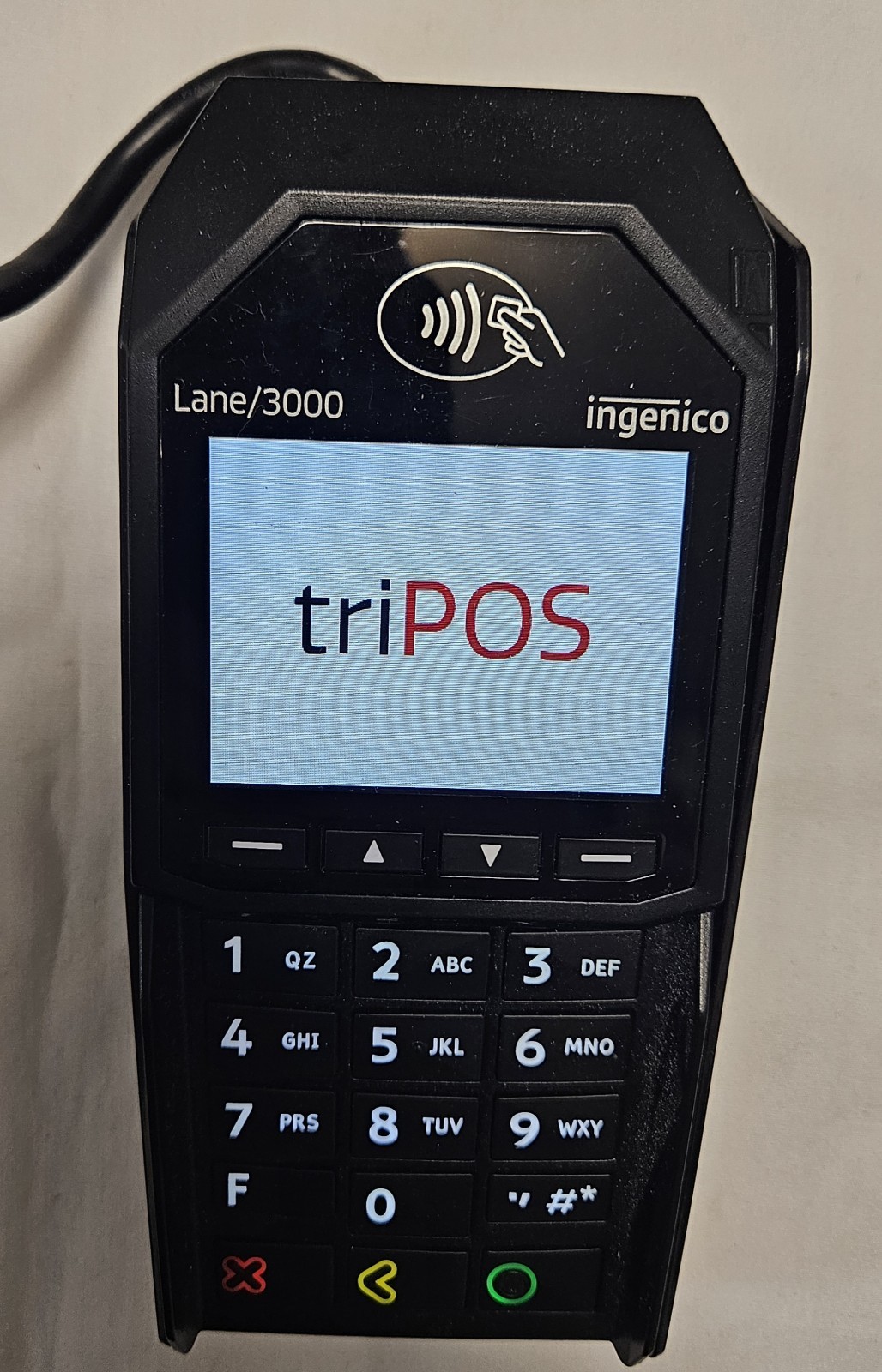Ingenico Lane/3000 Card terminal with USB Cable And Power Cord – no adapter