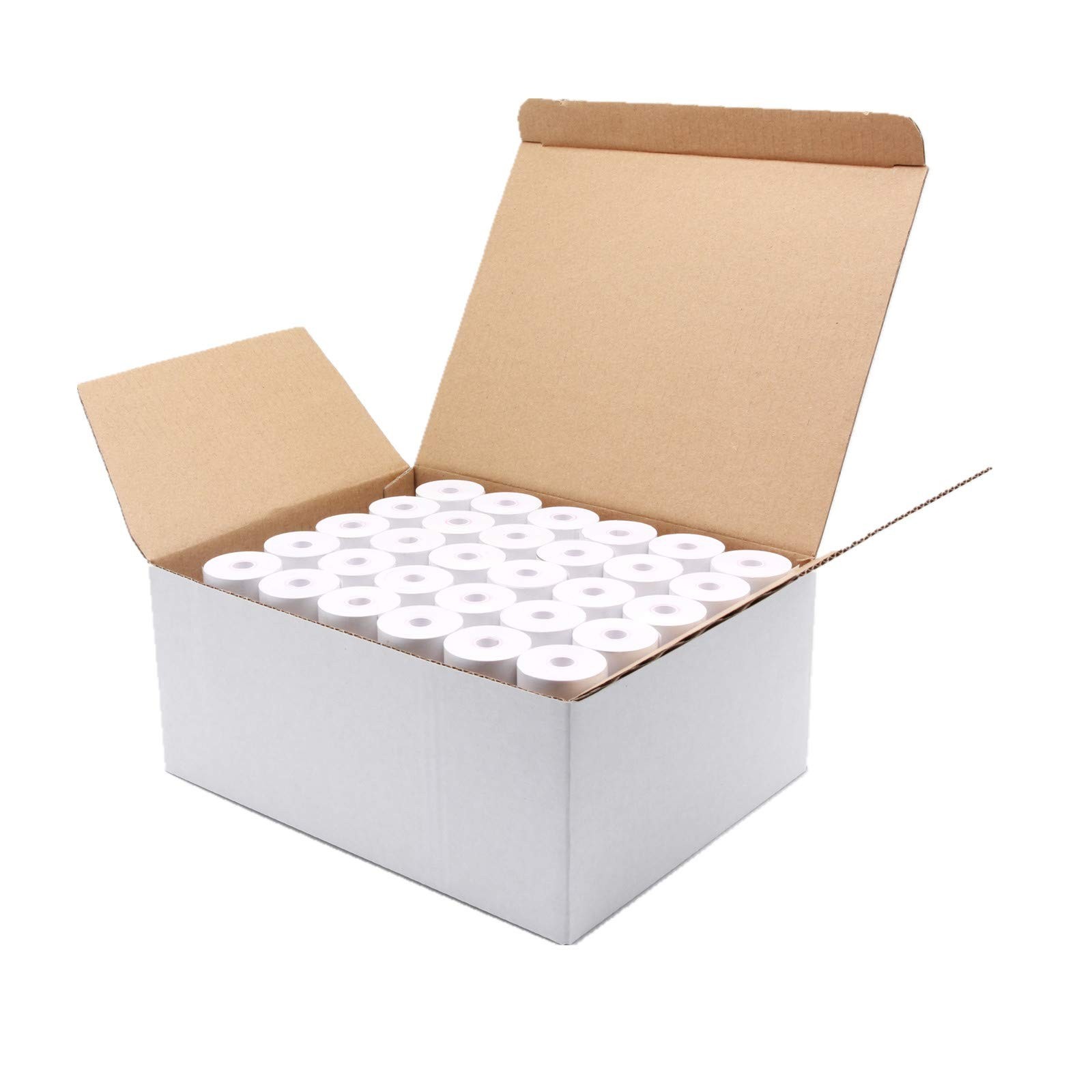 30 Coreless Thermal Paper Rolls for Poynt Smart Payment Terminal Receipt Prin…
