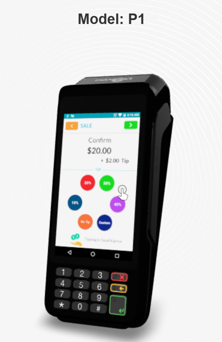 affordable local credit card terminal for processing payments- retail