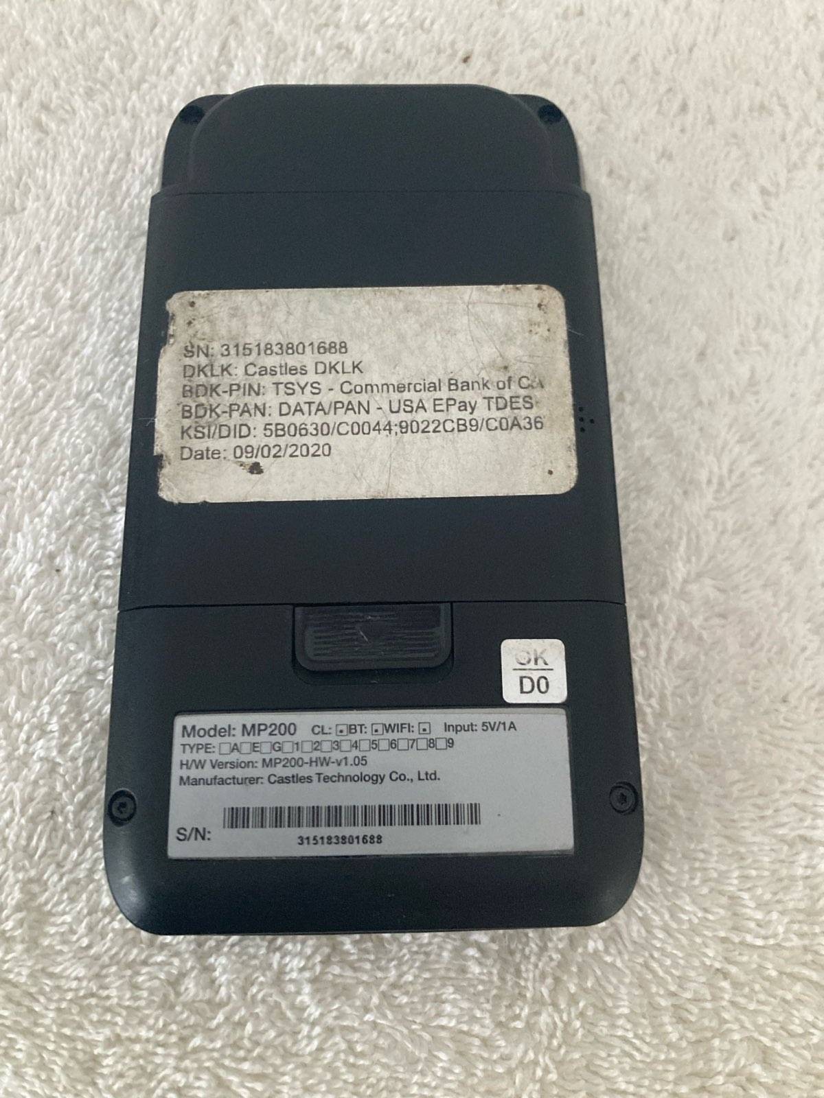 Dejavoo Z1 MP200 Mobile Point of Sale Terminal