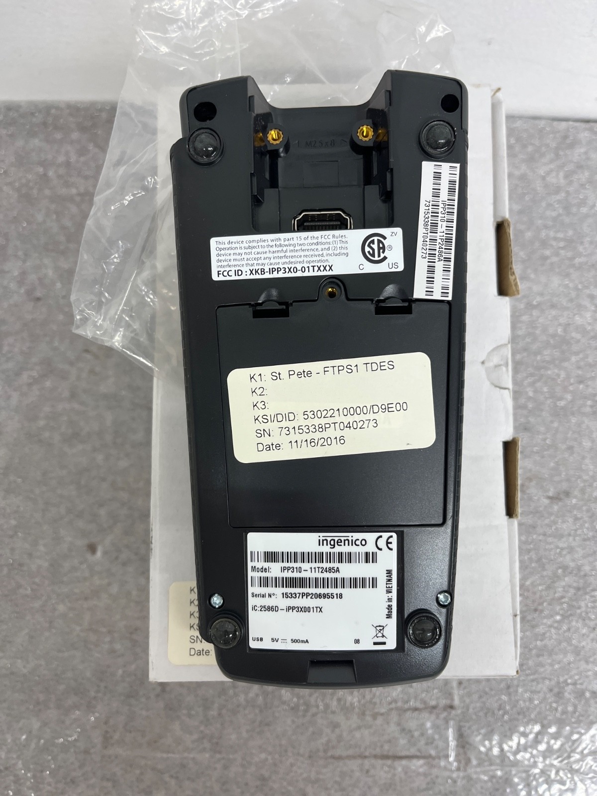 Ingenico IPP310 Credit Card Terminal