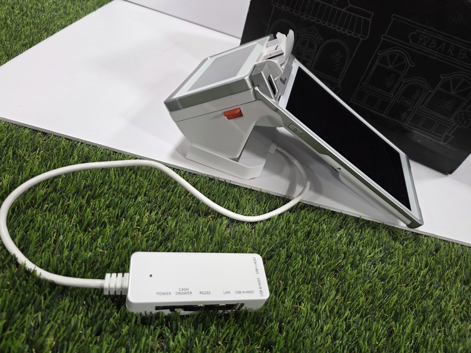 PAX E600 Android POS terminal Merchant Bar Shop Sales Needs Battery/power Cord