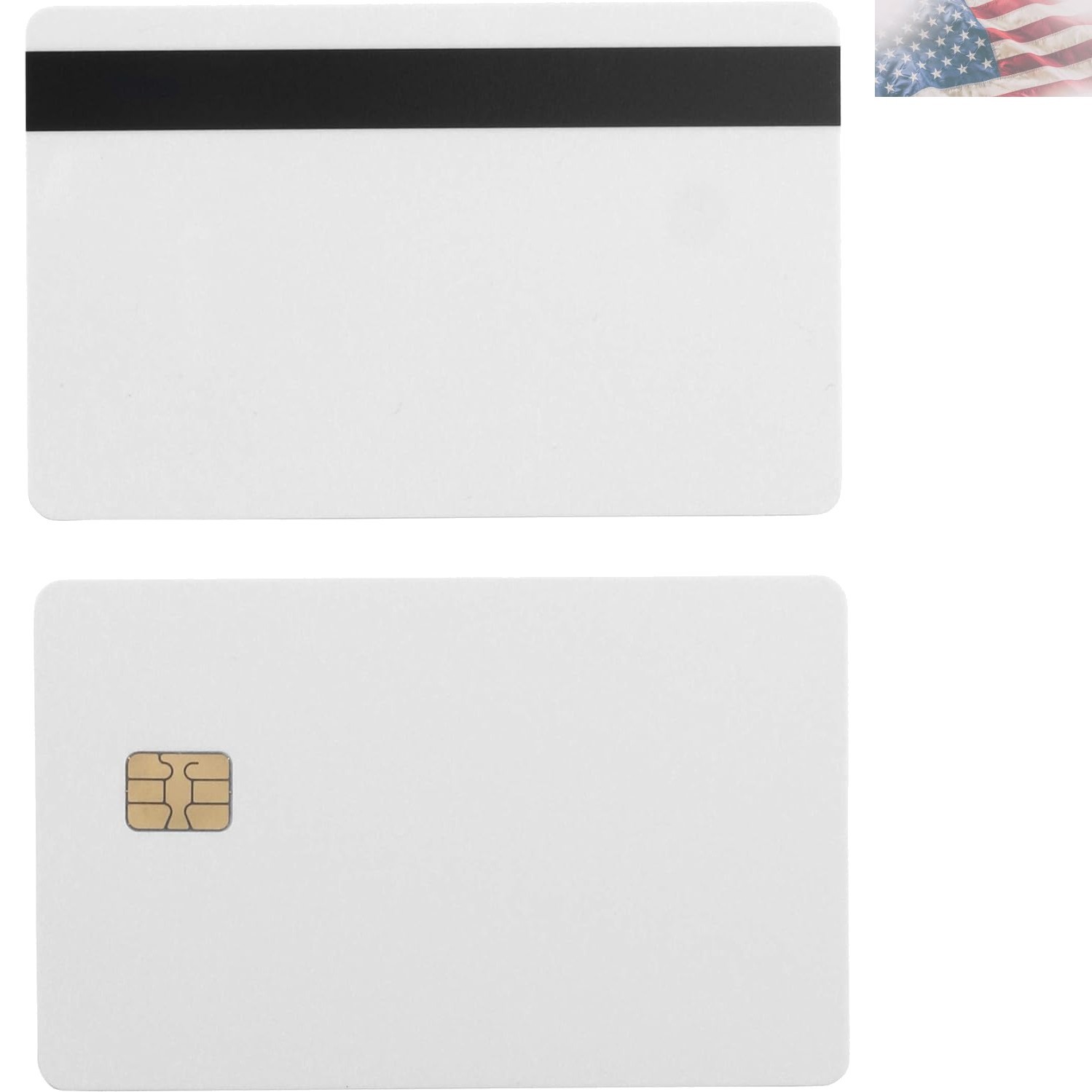 Secure 10 Pack of HiCo 2 Track Magnetic Cards – Compatible with ID Printers