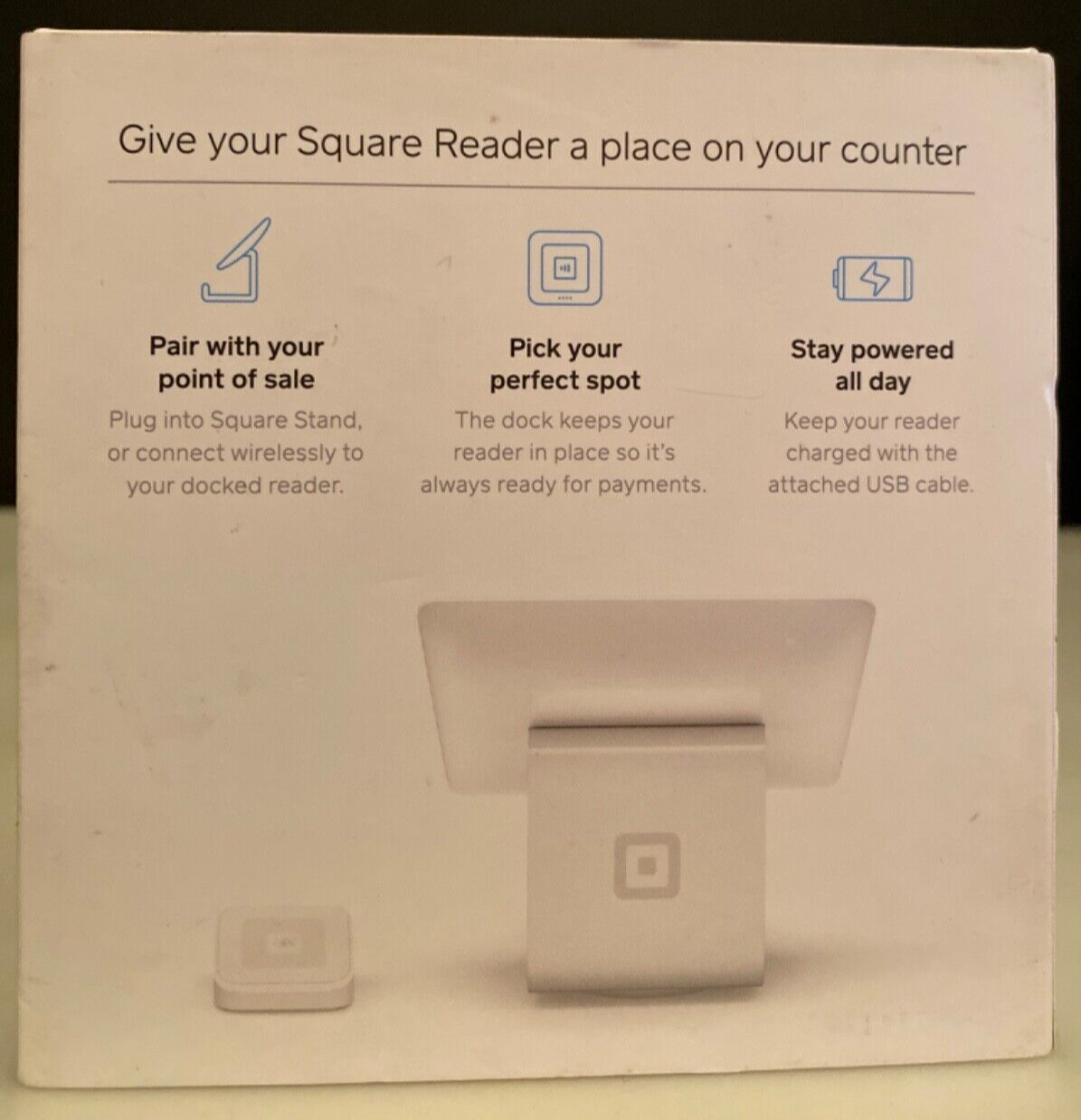 Square A-SKU-0120 Dock for Contactless Credit Card Reader for Andriod