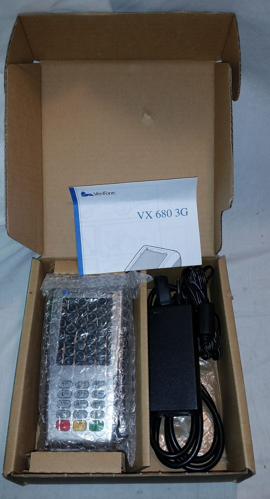 Verifone VX680 Credit Card Reader Terminal w/ Box Used Working