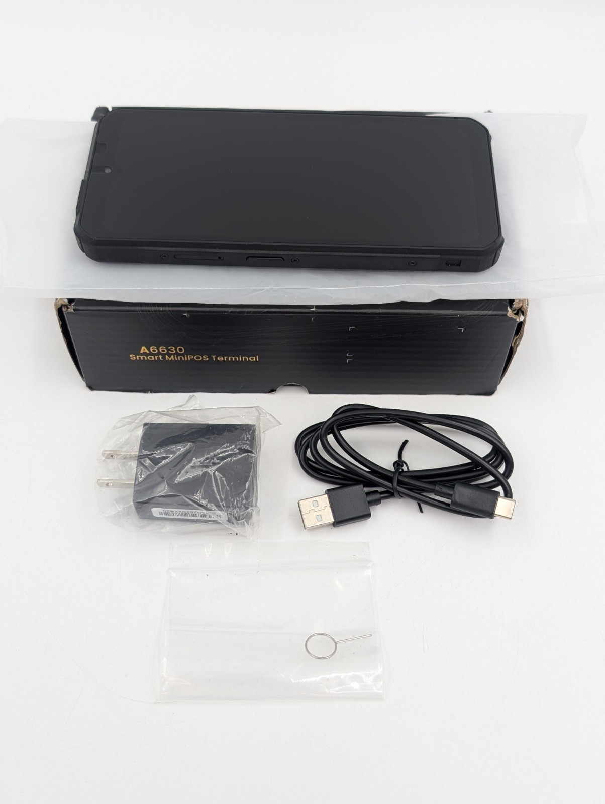 PAX A6630 Smart MiniPOS Terminal Android Credit Card Reader POS Open Box