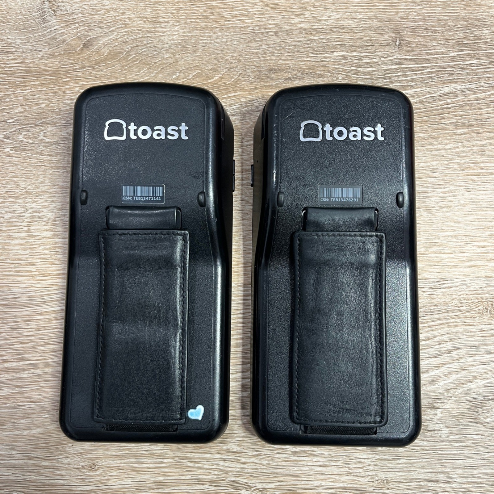 Toast Go 2 Handheld POS Terminal Lot of 2 Restaurant Payment Device Black