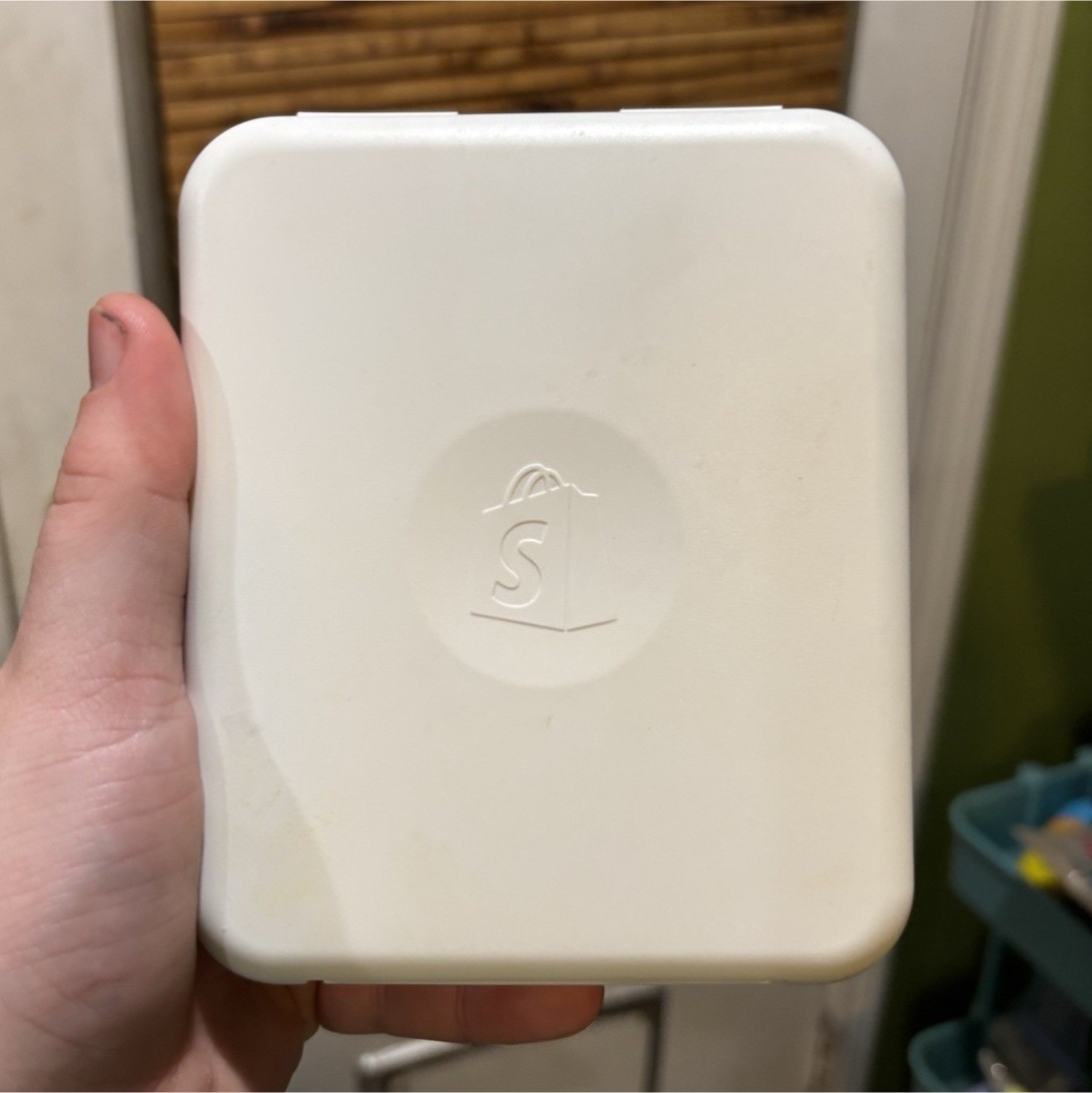 Shopify Credit Card Reader & Writer White Electronic Payment Processing Device