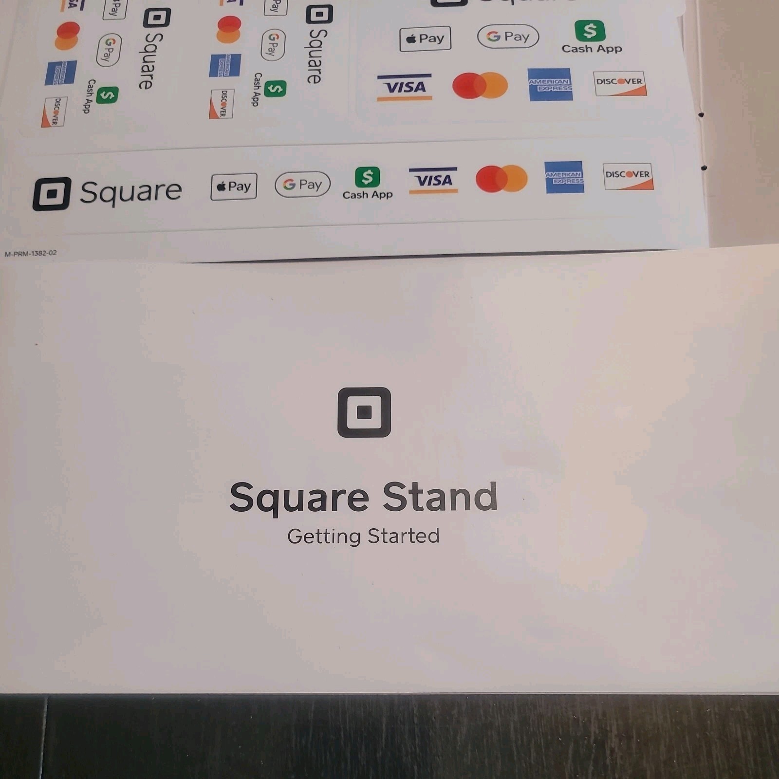 Used Square Pos Credit Card Reader Contactless Terminal iPad Stand