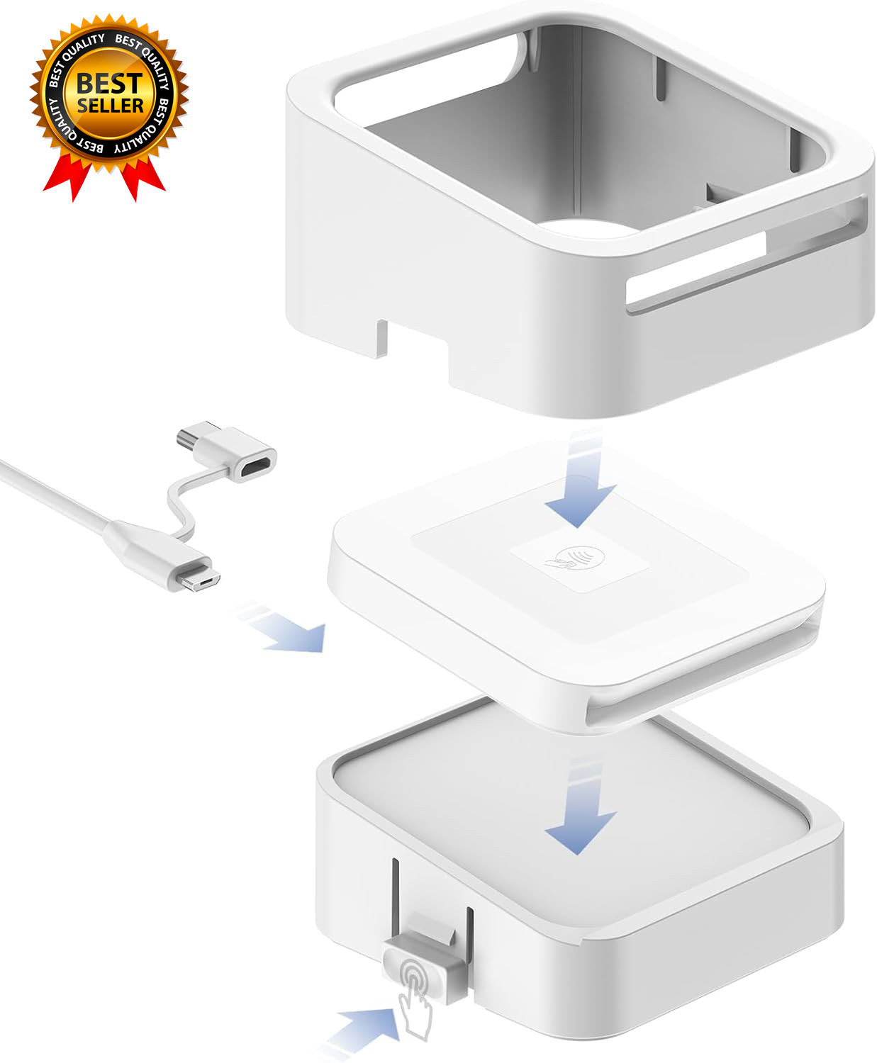 Credit Card Dock for Square Reader 1St and 2Nd Beautiful and Compact Case