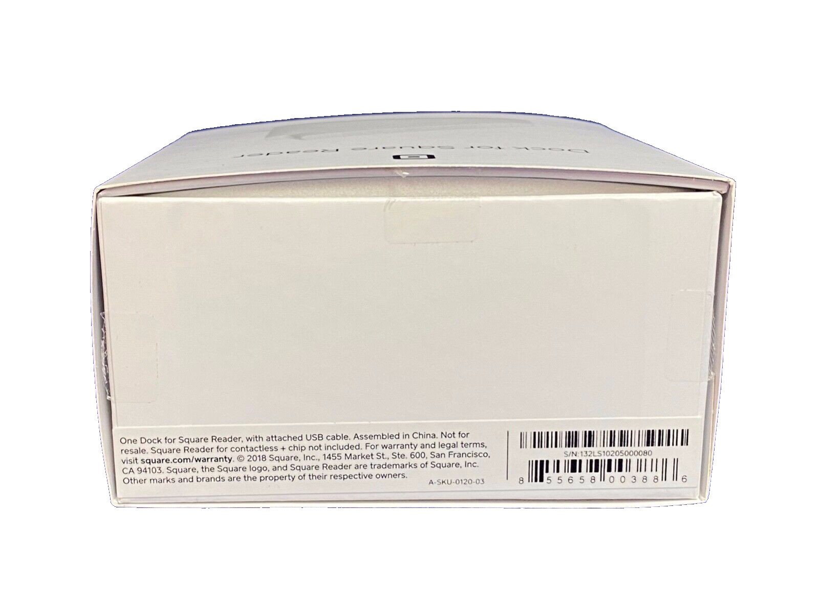 Square Dock for Square Reader 0120-03, Does not include reader, Pre Owned