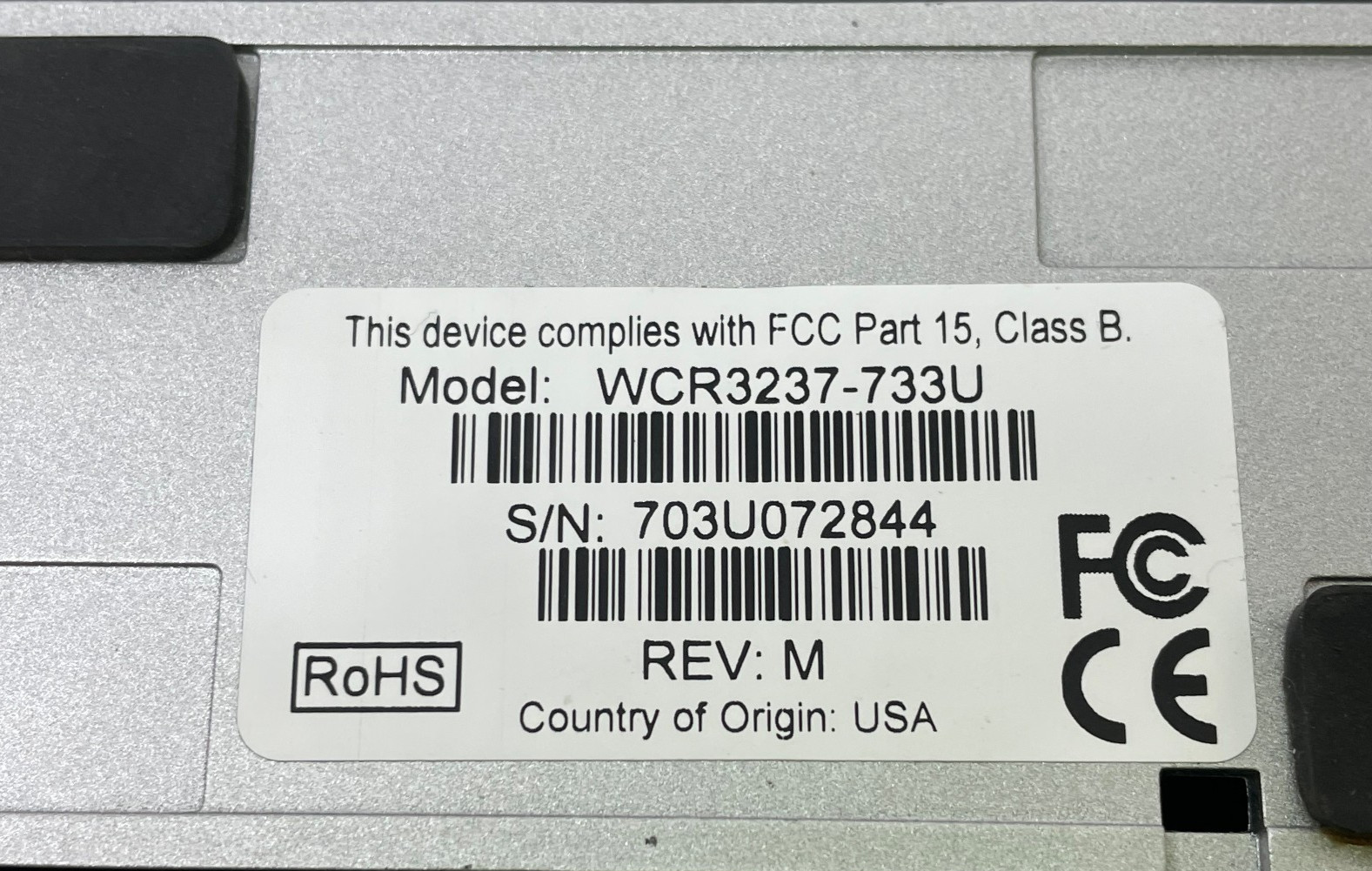 IDTECH Omni Barcode BadgeID and Magstripe Reader WCR3237-733U