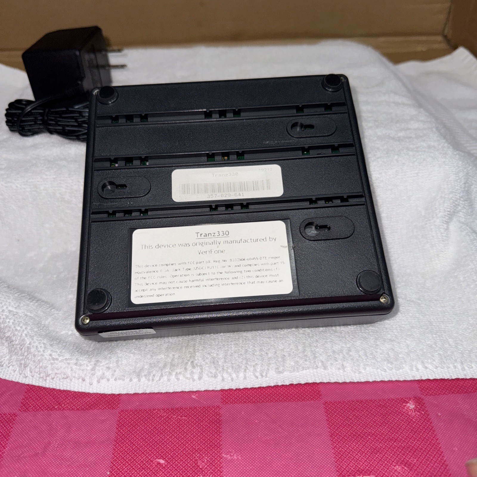 Verifone Tranz 330 Credit Card Processor Replacement Terminal Reader Machine￼
