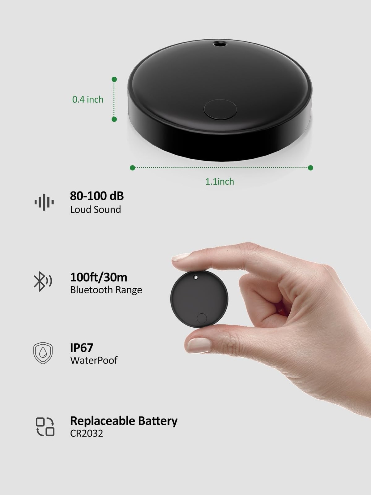 Tracker Tags for Android & iOS, Key Finder Tracking Device Smart Tracker Tag …