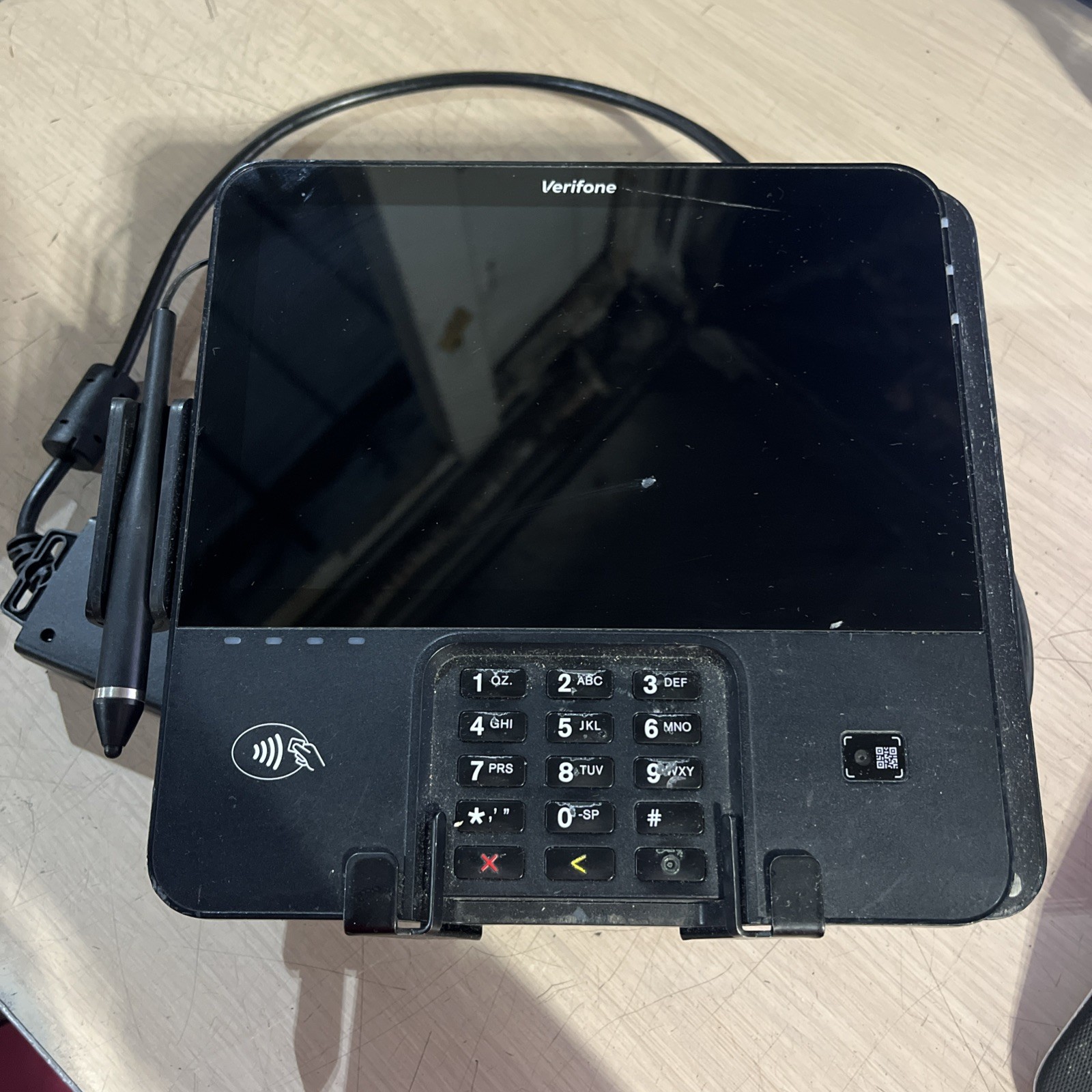 x3 VERIFONE M440 CREDIT CARD PIN PAD W STAND