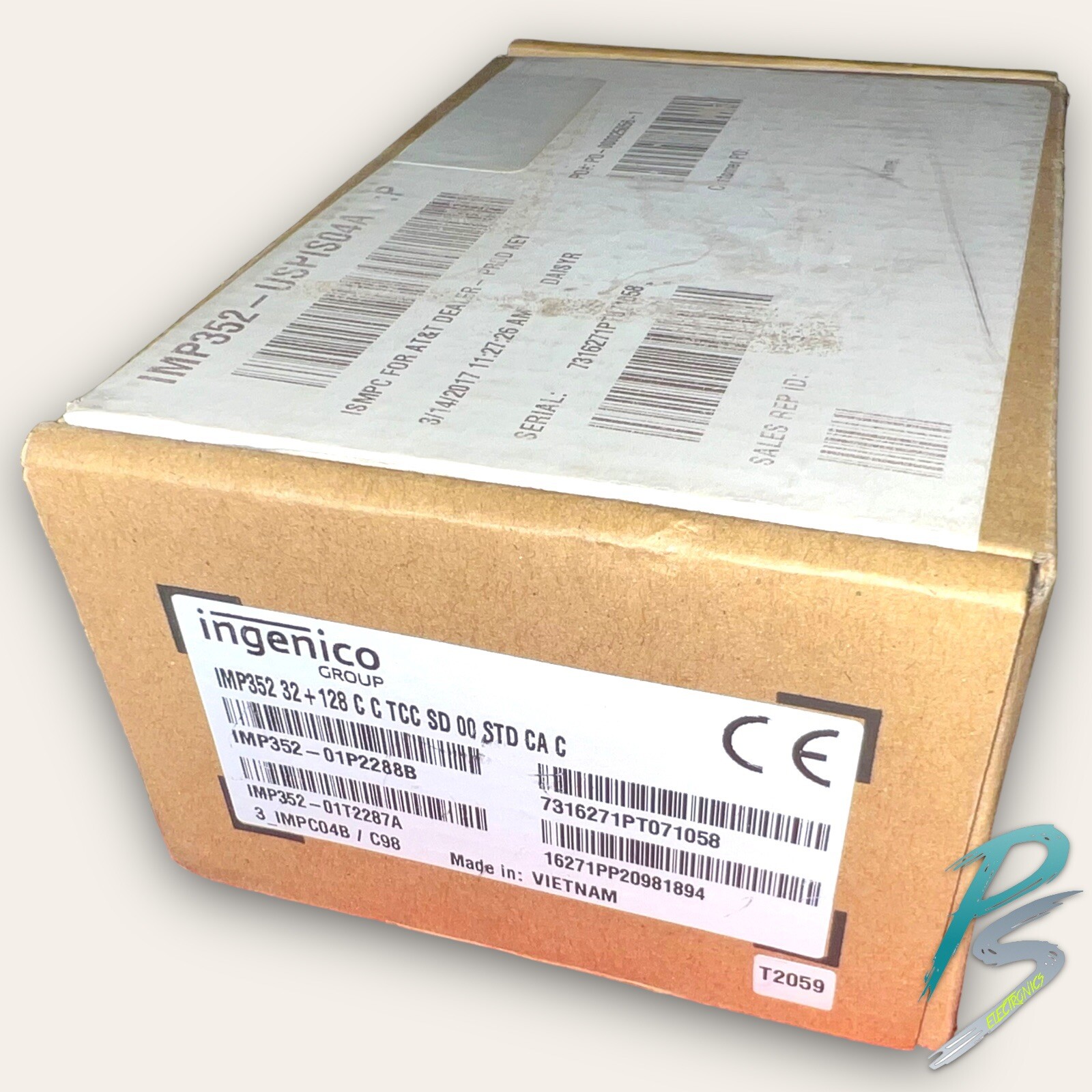 Ingenico iSMP Bluetooth Companion Wireless NFC Payment Terminal IMP352-01P2288B