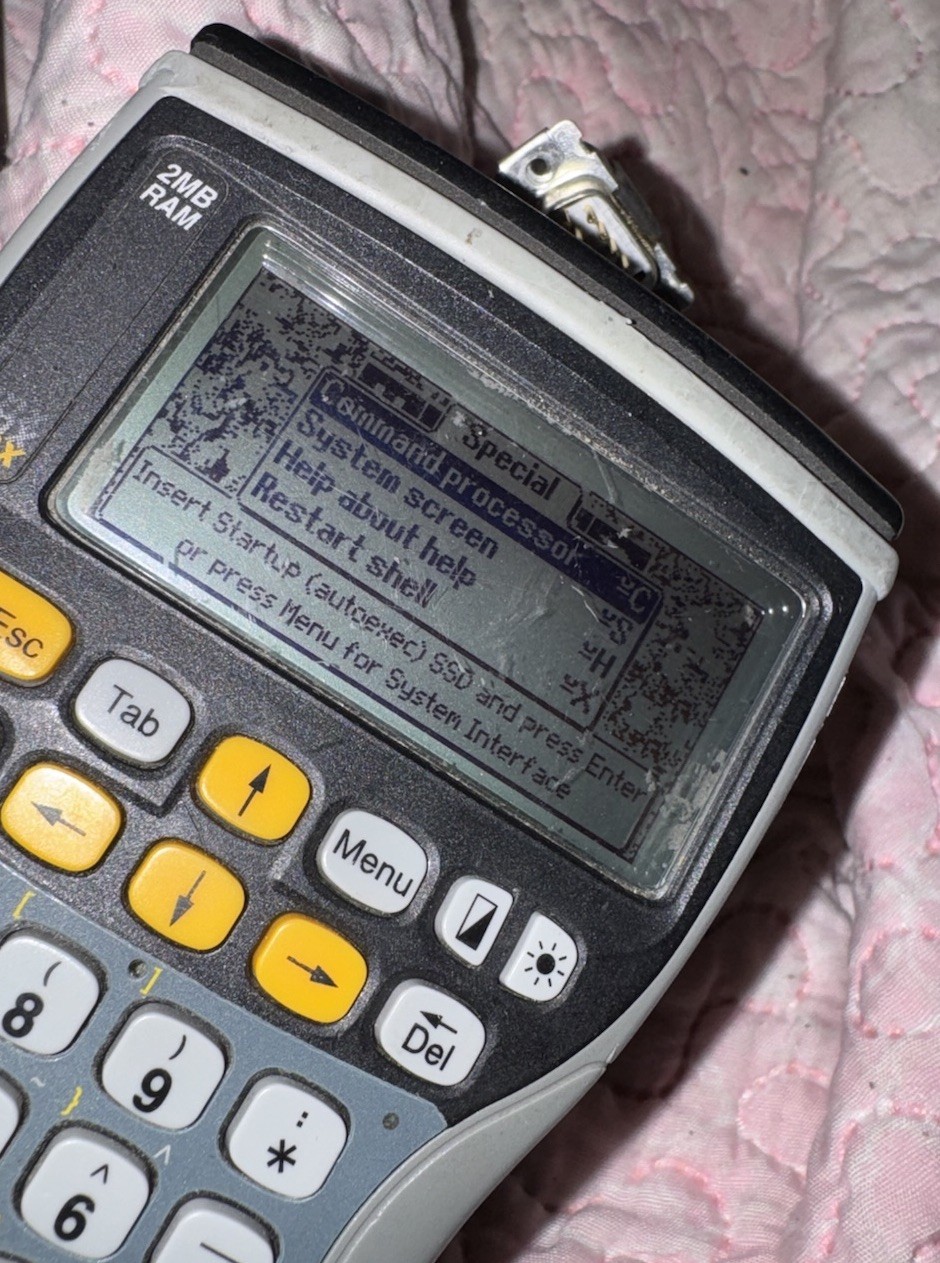 Psion Teklogix Workabout Handheld Terminal RS232 With Hexagram 109-6720B Adapter