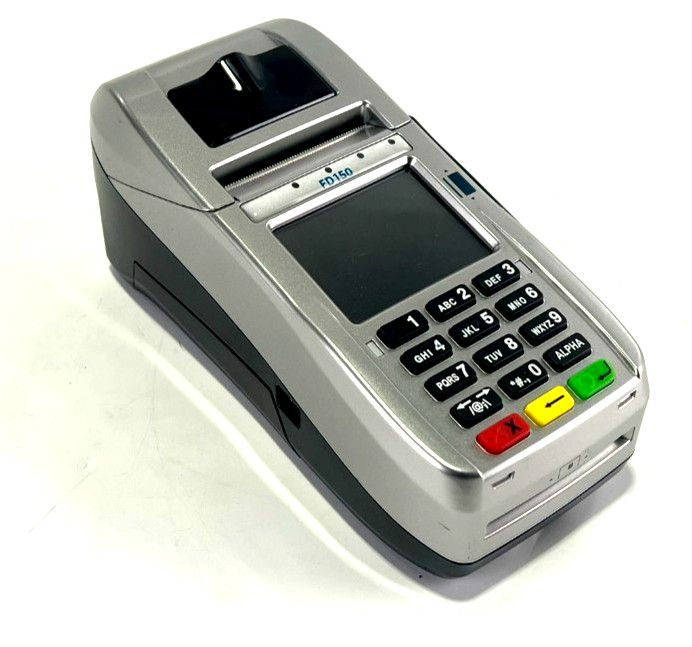 First Data FD150 Credit Card Terminal Contactless EMV RP10 Pin Pad (VS)