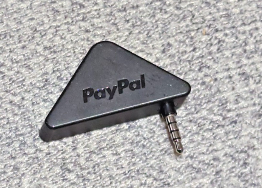 Small PayPal Portable Black Swipe Payment Card Reader