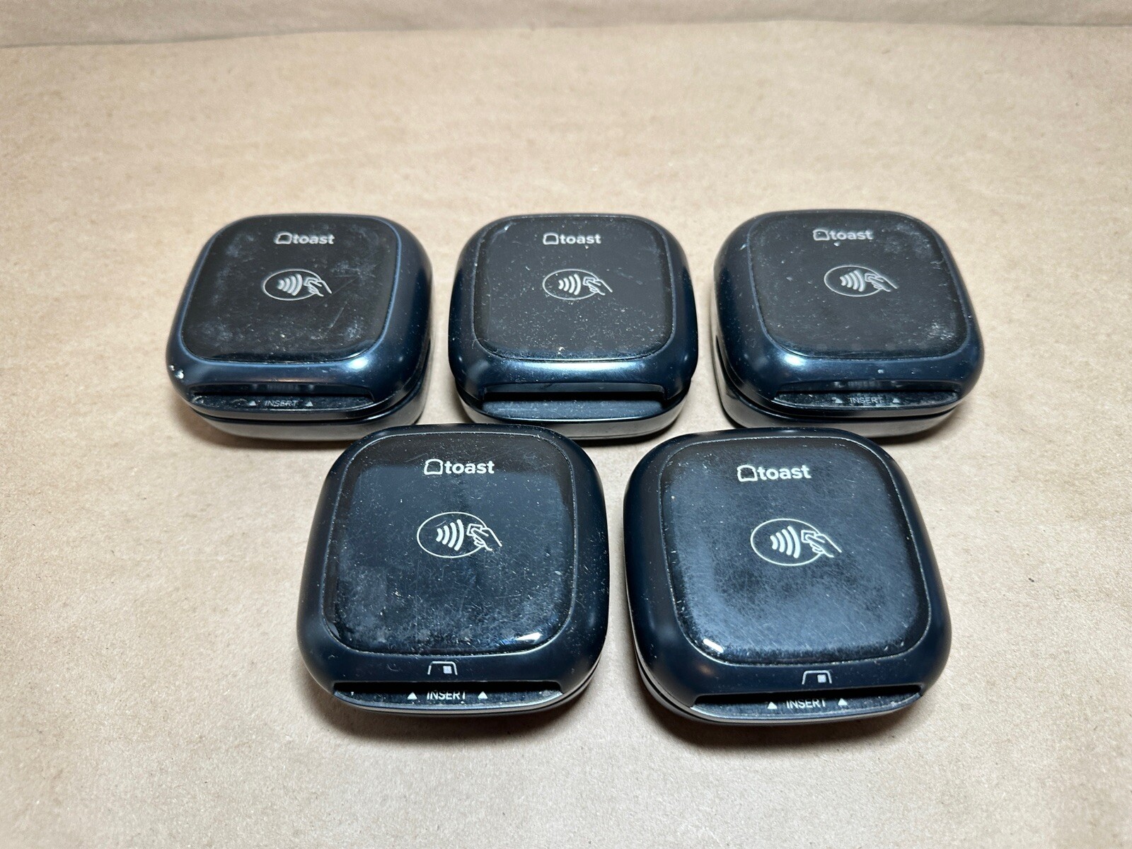 Lot of 5 Toast Tap TD200 Credit Card Terminal For Toast Flex POS | FOR PARTS
